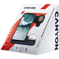 CANYON wireless charger WS-303 15W 3in1 Black
