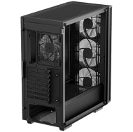 DeepCool MATREXX55 MESH V4 C, Mid Tower, Mini-ITX/Micro-ATX/ATX, 1xUSB3.0, 1x Type-C, 1xAudio, LED Button, 3x140mm ARGB Fans, 1x120mm ARGB Fan, ARGB LED Strip, Tempered Glass, Mesh Panel, Black, R-MATREXX55-BCAGA4-G-4