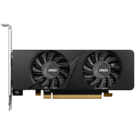 MSI Video Card Nvidia GeForce RTX 3050 LP 6G OC, 2x HDMI, 1x DP, DUAL FAN, ATX