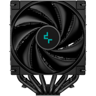 DeepCool AK620 Digital, CPU Air Cooler, 2x120mm FK120 PWM Fan, Digital Display, ARGB, TDP 260W, 6 Heatpipes, LGA2066/2011-v3/2011/1700/1200/115x, AMD AM5/AM4, 129x138x162 mm(LxWxH), 3Y, R-AK620-BKADMN-G