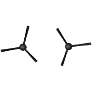 AENO Side brushes for robot vacuum cleaner RC2S, RC3S, 2pcs/set