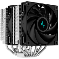 DeepCool AG620, CPU Air Cooler, 2x120mm PWM Fan, TDP 260W, 6 Heatpipes, LGA2066/2011-v3/2011/1700/1200/115x, AMD AM5/AM4, 129x136x157 mm(LxWxH), 2Y, R-AG620-BKNNMN-G-1