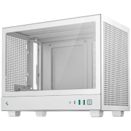 DeepCool CH160 WH, Mini Tower, Mini-ITX, 2xUSB3.0, 1xType-C Gen 2, 1xAudio, Mesh Panel, White, R-CH160-WHNGI0-G-1