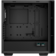 DeepCool CH560 Digital, Mid Tower, Mini-ITX/Micro-ATX/ATX/E-ATX, 1xUSB3.0, 1xType-C, 1xAudio, 3x140mm + 1x120mm Pre-Installed ARGB Fans, Tempered Glass, Mesh Panels, Dual-Status Digital Display, GPU Support Arm, Black, R-CH560-BKAPE4D-G-1