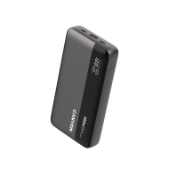 CANYON Power Bank PB-240, 25000mAh PD140W display power bank,Size160.0x82x27 mm Weight 508+-10g, Dark Grey