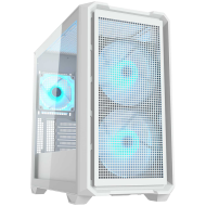 COUGAR MX600 Mini RGB PC Case, Mini Tower, White
