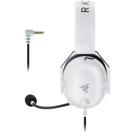 Razer BlackShark V2 X - White, 12 Hz – 28 KHz Frequency Response, 32 Ω (1 kHz) Impedance, Razer TriForce Driver, Breathable memory foam, Advanced passive noise cancellation, Analog 3.5 mm Connection, 100 Hz – 10 kHz Microphone Frequency, 1.3 m