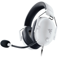 Razer BlackShark V2 X - White, 12 Hz – 28 KHz Frequency Response, 32 Ω (1 kHz) Impedance, Razer TriForce Driver, Breathable memory foam, Advanced passive noise cancellation, Analog 3.5 mm Connection, 100 Hz – 10 kHz Microphone Frequency, 1.3 m