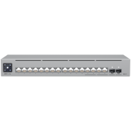 Ubiquiti 16-port, Layer 3 Etherlighting switch 2.5 GbE and versatile mounting options, 4x 2.5 GbE RJ45 ports, 12x GbE RJ45 ports, 2x 10G SFP+ ports