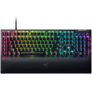 Razer BlackWidow V4 Pro Mechanical Gaming Keyboard, US Layout, Green Switch, Razer Chroma™ RGB, Command Dial, 8 Macro Keys, Lubricated Stabilizers, Media Keys, Magnetic Wrist Rest, USB Passthrough, Up to 8000 Hz Polling Rate, Detachable Type C Cable