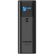 CANYON power bank PB-2010 TFT 27000 mAh 97.2Wh PD140W QC 3.0 Dark Grey