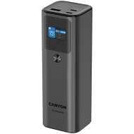 CANYON power bank PB-2010 TFT 27000 mAh 97.2Wh PD140W QC 3.0 Dark Grey