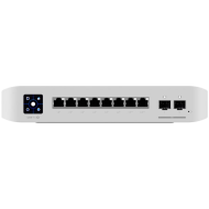 Ubiquiti USW-Pro-8-PoE-EU An 8-port, Layer 3 switch with PoE+ and PoE++ output. Can power devices with up to 120W, with a power consumption of 30W (Excluding PoE output)