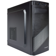 Chassis FC-F61A, ATX, 7 slots, 1 X 5.25", 2 X 3.5" H.D., 2 X 2.5", 2 x USB 3.0, 1 X Type C / 1 x AUDIO /, PSU 550W 12 sm, 20+4pin, Black