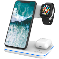 CANYON wireless charger WS-303 15W 3in1 White