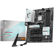 MSI B840 GAMING PLUS WIFI, ATX, Socket AM5, 4x DDR5 Dual Channel DDR5 up to 8000(OC)MHz, 5x PCIe x16 slot, 2x M.2 slot, 4x USB 2.0, 2x USB 5Gbps, 1x USB 10Gbps, 1x USB 10Gbps Type-C, HDMI, 7.1 HD Audio, 2.5G LAN, WiFi, BT, 3Y
