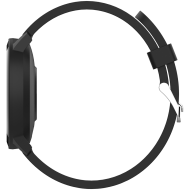 CANYON Lollypop SW-63, Smart watch, 1.3inches IPS full touch screen, Round watch, IP68 waterproof, multi-sport mode, BT5.0, compatibility with iOS and android, black, Host: 25.2*42.5*10.7mm, Strap: 20*250mm, 45g