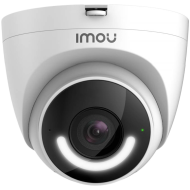 Imou Turret, 2MP IP Wi-Fi camera, 1/2.7" progressive CMOS, H.265/H.264, up to 25 fps; 16xDigital Zoom, 2.8mm lens, IR up to 30m, FOV 114°, 1xRJ-45, micro SD up to 256GB, Built-in Mic &Speaker, spotlight and 110dB siren, IP67, DC12V.