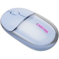 CANYON mouse OnClick 24 BT/ Wireless Transparent/Blue