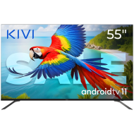 55", UHD, Android TV 11, Black, 60 Hz, AV1, Sound 2x12W, 82 kWh/1000h, Energy G, WiFi5G, BT5.1, 3xHDMI, 2xUSB, 24 months