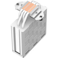 DeepCool AK400 WH, CPU Air Cooler, 1x120mm PWM Fan, TDP 220W, 4 Heatpipes, White, LGA1700/1200/115x, AMD AM5/AM4, 127x97x155 mm(LxWxH), 3Y, R-AK400-WHNNMN-G-1