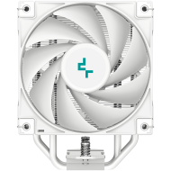 DeepCool AK400 WH, CPU Air Cooler, 1x120mm PWM Fan, TDP 220W, 4 Heatpipes, White, LGA1700/1200/115x, AMD AM5/AM4, 127x97x155 mm(LxWxH), 3Y, R-AK400-WHNNMN-G-1