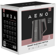 AENO Electric Kettle EK7S Smart: 1850-2200W, 1.7L, Strix, Double-walls, Temperature Control, Keep warm Function, Control via Wi-Fi, LED-display, Non-heating body, Auto Power Off, Dry tank Protection