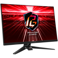 Asrock Gaming Monitor, 27" FHD(1920x1080) IPS, 165 Hz, 123% sRGB, 1100:1, 250 cd/m², 178º/178º, 1ms (MPRT), Flicker-free, 2x 2W Speakers, 2x HDMI 2.0, 1x DP 1.2, 1x Audio Jack (3.5mm), 3Y