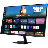 Monitor LED Samsung LS27DM500EUXDU M5 Smart, 27'' FHD FLAT 16:9 (1920x1080) VA 60Hz, 250 cd/2, 3000:1, 4ms (GTG), 178/178, 2xHDMI, 2xUSB-A, WiFi5, Bluetooth, Tizen OS, Remote, Tilt, VESA 100x100, 2Y