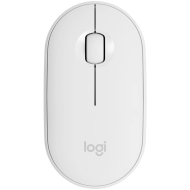 LOGITECH M350S Pebble 2 Bluetooth Mouse - TONAL WHITE - DONGLELESS