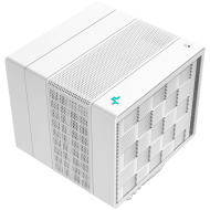 DeepCool ASSASSIN IV WH, CPU Air Cooler, White, 1x120mm + 1x140mm FDB Fans, Fan Speed Switch, TDP 280W, 7 Heatpipes, Intel LGA2066/2011-v3/2011/1700/1200/1151/1150/1155, AMD AM5/AM4, 6y, R-ASN4-WHNNMT-G