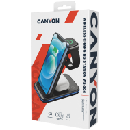 CANYON wireless charger WS-304 15W 3in1 Black