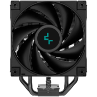 DeepCool AK400 Zero Dark, CPU Air Cooler, 1x120mm PWM Fan, TDP 220W, 4 Heatpipes, LGA1851/1700/1200/115x, AMD AM5/AM4, 127x97x155 mm(LxWxH), R-AK400-BKNNMN-G-2, 3Y