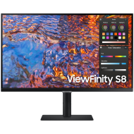 Monitor LED Samsung LS27B800PXPXEN HRM S80PB, 27" UHD FLAT 16:9 (3840x2160) IPS 60Hz, 350 cd/㎡, 1000:1, HDR400, 5ms, 178/178, 1xDP 1xHDMI, 3xUSB 3.0 1xUSB-C (90W), 3.5 Jack, Tilt/Pivot/Swivel/HeightAdj, VESA 100x100, 3Y