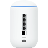 Ubiquiti UniFi UDR7 Dream Router 7 Desktop 10G Cloud Gateway with integrated WiFi 7, PoE switch, microSD storage, and full UniFi application support, 10G SFP+ and (1) 2.5 GbE RJ45 WAN port, 64 GB microSD