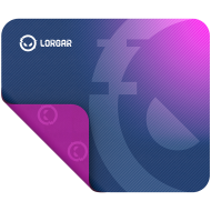 Lorgar Main 133, Gaming mouse pad, High-speed surface, Purple anti-slip rubber base, size: 360mm x 300mm x 3mm, weight 0.2kg