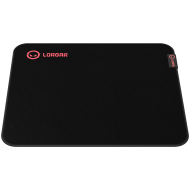 Lorgar Main 323, Gaming mouse pad, Precise control surface, Red anti-slip rubber base, size: 360mm x 300mm x 3mm, weight 0.21kg