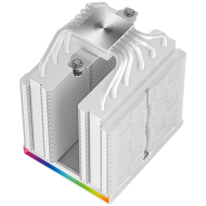 DeepCool AK620 DIGITAL PRO WH, CPU Air Cooler, 2x120mm FT12 SE PWM Fans, 6 Heatpipes, White, LGA2066/2011-v3/2011/1851/1700/1200/115x, AMD AM5/AM4, 129x138x163 mm(LxWxH), R-AK620-WHAPMN-G, 3Y