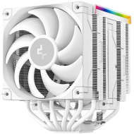 DeepCool AK620 DIGITAL PRO WH, CPU Air Cooler, 2x120mm FT12 SE PWM Fans, 6 Heatpipes, White, LGA2066/2011-v3/2011/1851/1700/1200/115x, AMD AM5/AM4, 129x138x163 mm(LxWxH), R-AK620-WHAPMN-G, 3Y