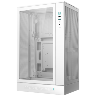 DeepCool CH270 DIGITAL WH, Mini Tower, Mini-ITX/Micro-ATX, 2xUSB3.0, 1xType-C Gen 2, 1xAudio/Mic, Mesh Panel, White, R-CH270-WHNDM0-G-1, 2Y