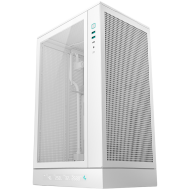 DeepCool CH270 DIGITAL WH, Mini Tower, Mini-ITX/Micro-ATX, 2xUSB3.0, 1xType-C Gen 2, 1xAudio/Mic, Mesh Panel, White, R-CH270-WHNDM0-G-1, 2Y