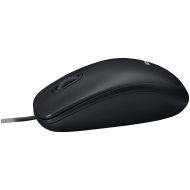 LOGITECH B100 Corded Mouse - BLACK - USB - B2B