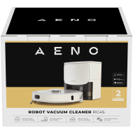 AENO Robot Vacuum Cleaner RC4S: wet & dry cleaning, smart control AENO App, HEPA filter, 2-in-1 tank