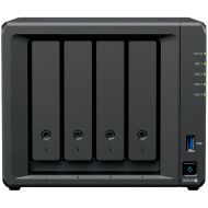 Synology DiskStation DS925+ Tower, 4-Bays 3.5'' SATA HDD/SSD, 2 x M.2 2280 NVMe SSD slot, CPU AMD Ryzen V1500B 4-core 2.2 GHz, 4 GB DDR4 ECC SODIMM, 2x RJ-45 2.5 GbE LAN Port; 2x USB 3.2; 1 xUSB Type-C expansion port; 2.26 kg; 3yr warranty