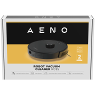 AENO Robot Vacuum Cleaner RC3S: wet & dry cleaning, smart control AENO App, powerful Japanese Nidec motor, turbo mode
