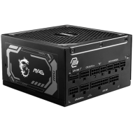 MSI MAG A1000GL PCIE5, 1000W, 80 Plus Gold, 135mm Fluid Dynamic Bearing Fan, Protections: OCP/OVP/OPP/OTP/SCP/UVP, Dimensions: 150mmx150mmx86mm