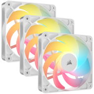 CORSAIR RS120-R ARGB White, 120mm ARGB Fan, Triple Pack