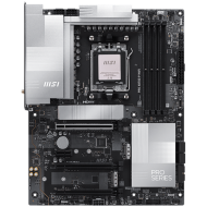 MSI PRO X870E-P WIFI, ATX, Socket AM5, 4x DDR5 Dual Channel DDR5 up to 8200(OC)MHz, 3x PCIe x16 slot, 3x M.2 slot, 4x USB 2.0, 2x USB 5Gbps, 2x USB 10Gbps, 1x 20Gbps Type-C, 1x 40Gbps Type-C, HDMI, 7.1 HD Audio, 5G LAN, WiFI 7, BT, 3Y