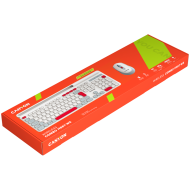 CANYON HSET-W5 EN Keyboard+Mouse AAA+AA Wireless White