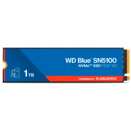 SSD WD Blue SN5100 1TB M.2 2280 PCIe Gen4 x4 NVMe QLC 3D, Read/Write: 7100/6700 MBps, IOPS 1000K/1300K, TBW: 600
